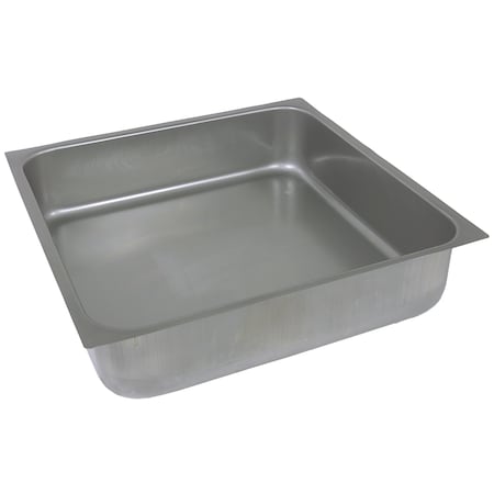 Bk Resources Stainless Steel Drawer Pan, NSF Certified 15"W x 20"D x 5"H BKDWR-2015